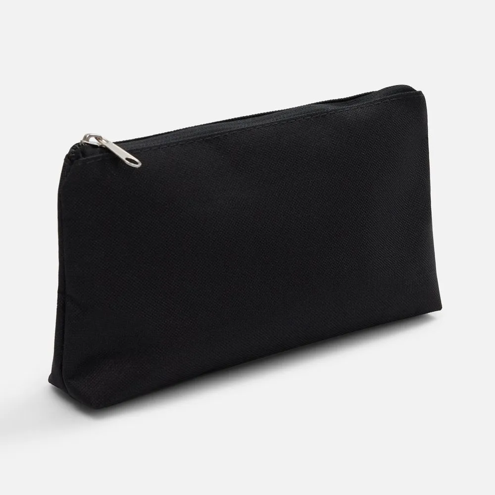 Косметичка Looksi, черная заказать онлайн с вашим дизайном на заказ в Москве и области