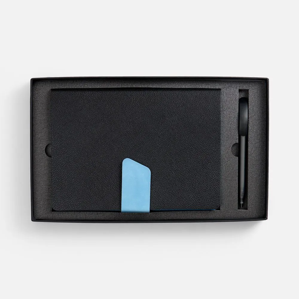 Набор Boom, черный с голубым заказать онлайн с вашим дизайном на заказ в Москве и области