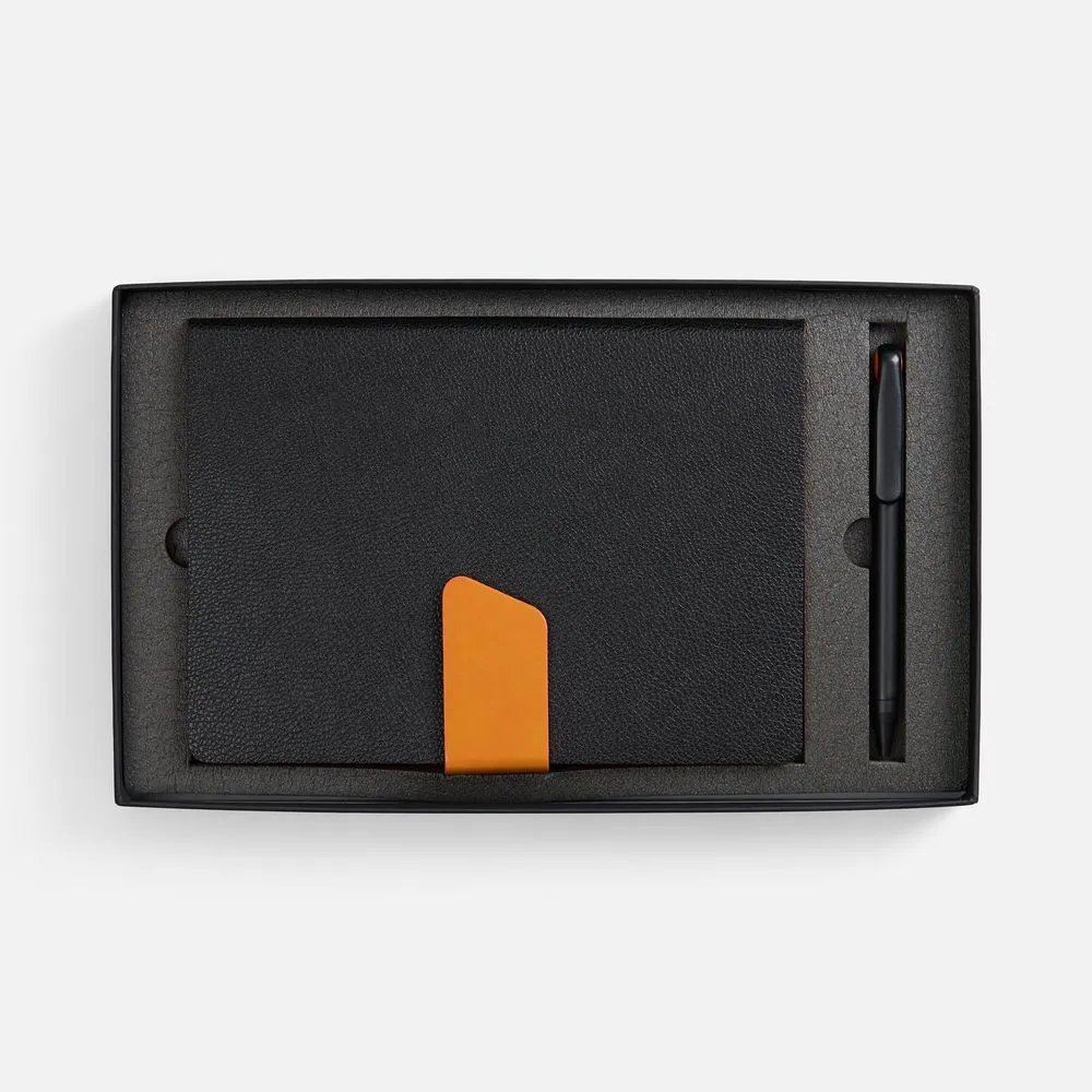 Набор Boom, черный с оранжевым заказать онлайн с вашим дизайном на заказ в Москве и области