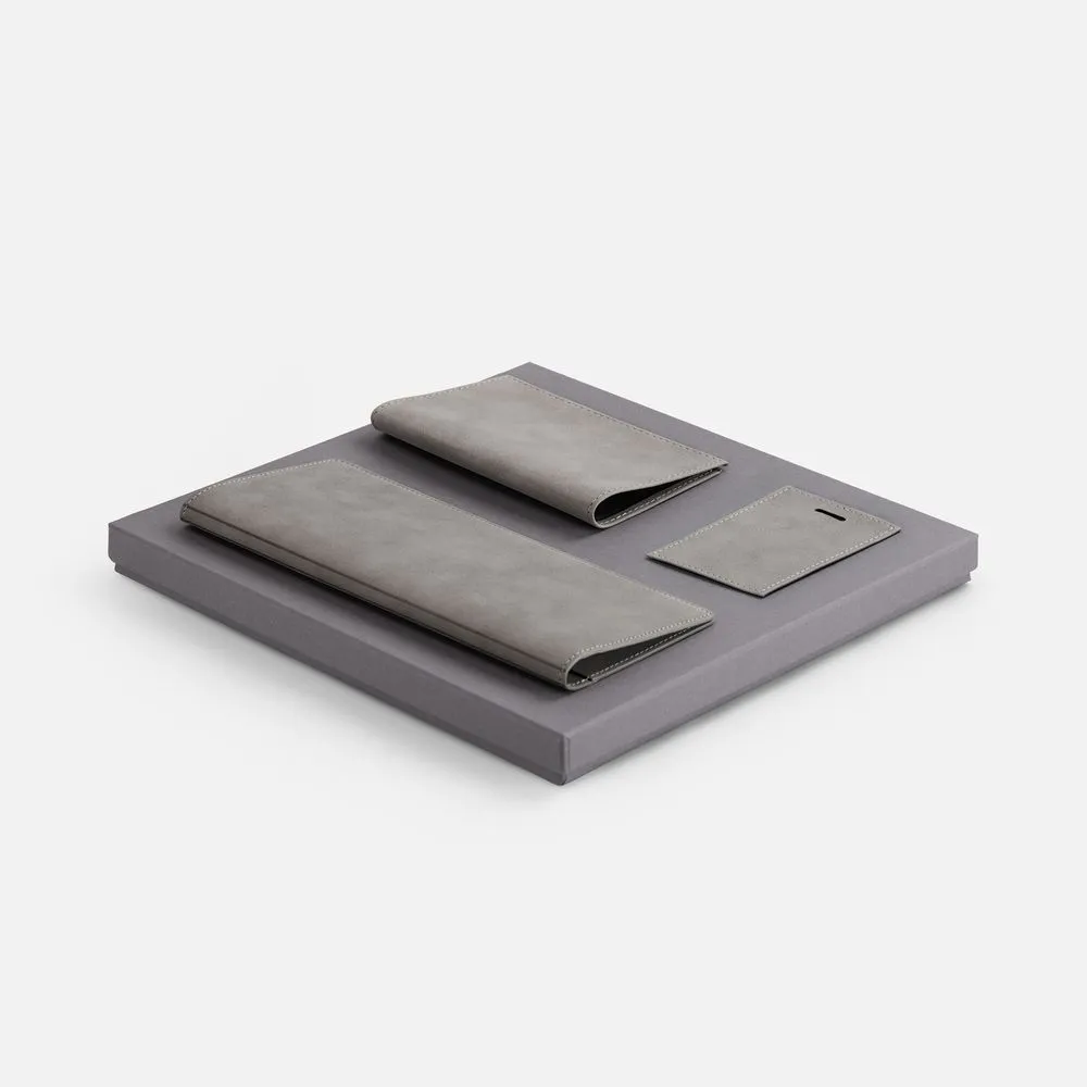 Набор Nubuk Trio, серый заказать онлайн с вашим дизайном на заказ в Москве и области