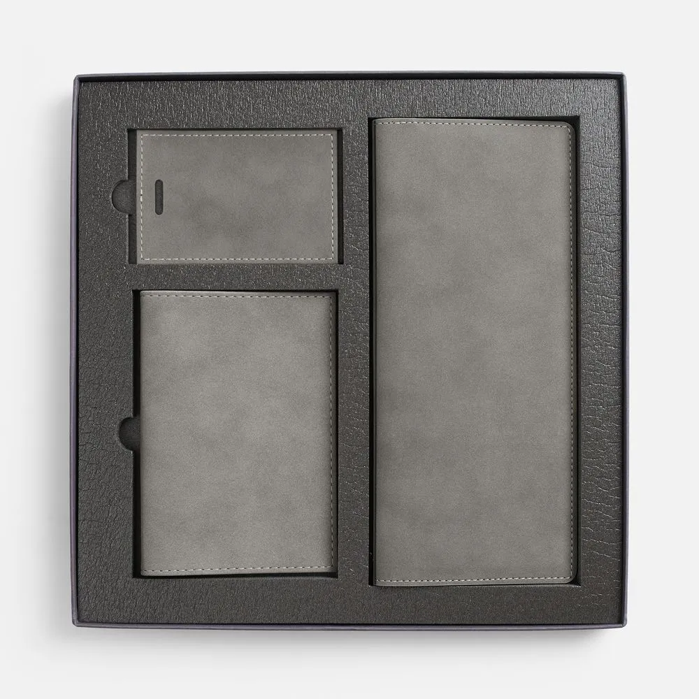 Набор Nubuk Trio, серый заказать онлайн с вашим дизайном на заказ в Москве и области