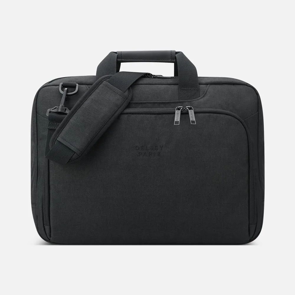 Сумка для ноутбука Esplanade, черная заказать онлайн с вашим дизайном на заказ в Москве и области