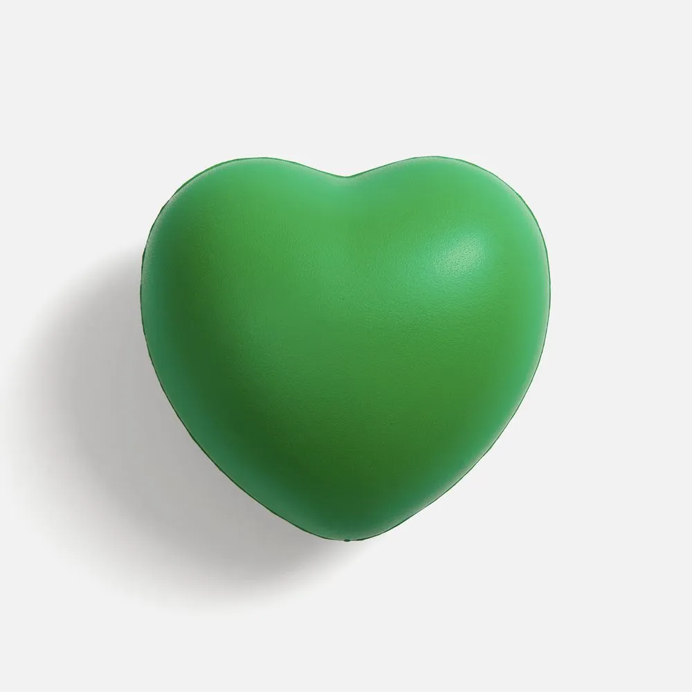 Антистресс «Сердце», зеленый заказать онлайн с вашим дизайном на заказ в Москве и области