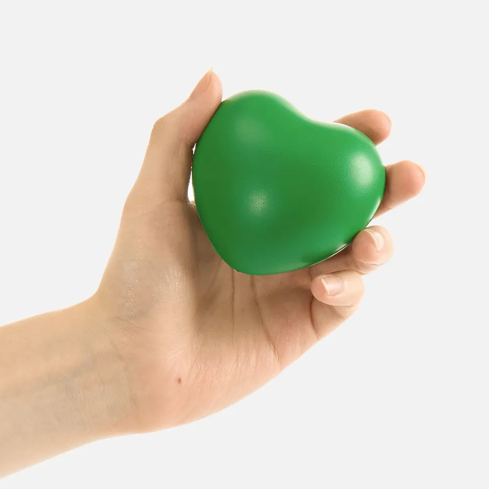 Антистресс «Сердце», зеленый заказать онлайн с вашим дизайном на заказ в Москве и области