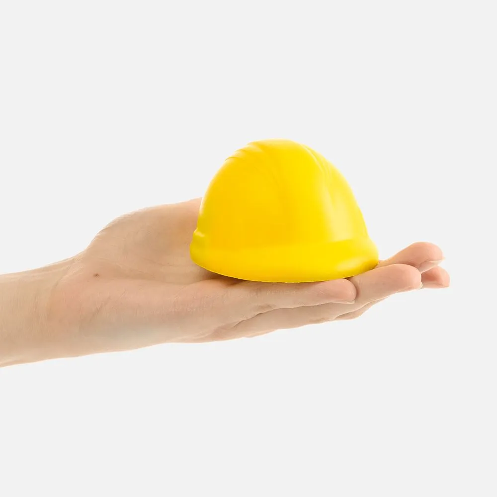 Антистресс «Каска», желтый заказать онлайн с вашим дизайном на заказ в Москве и области