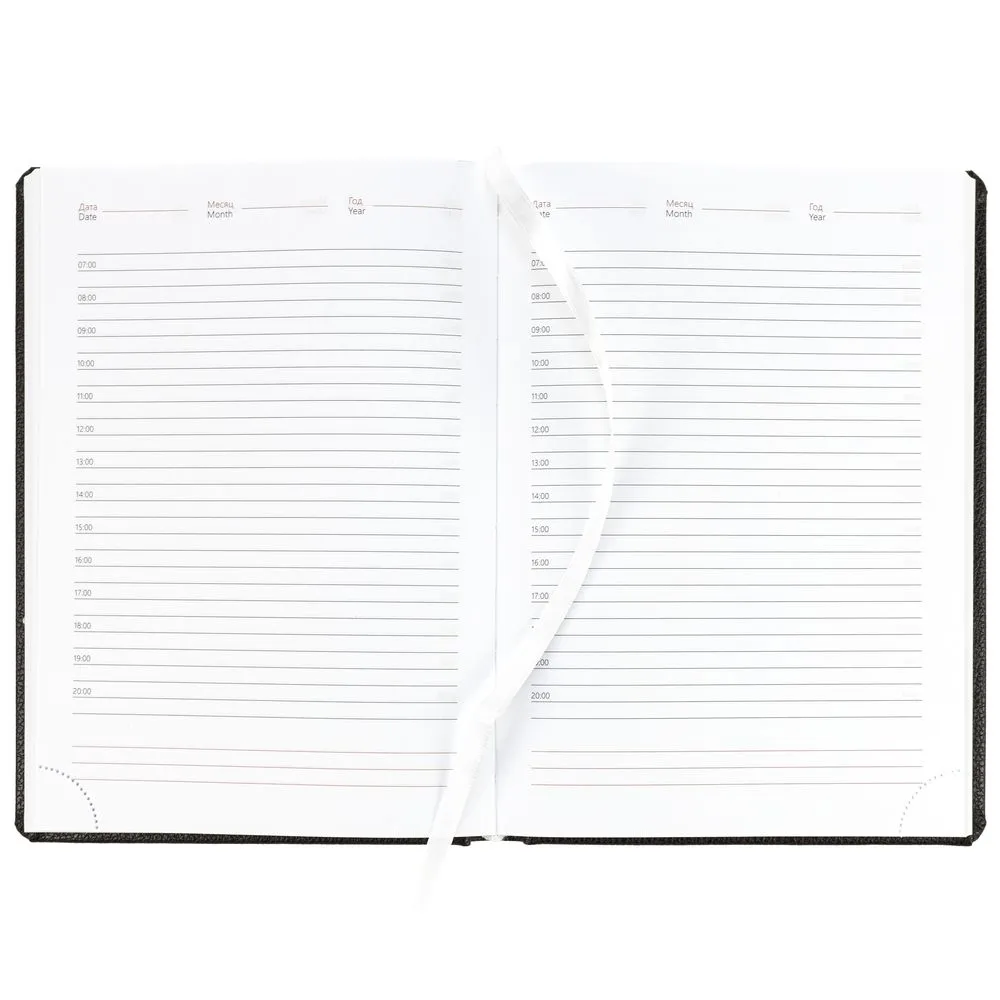 Ежедневник Sagrin, недатированный, черный заказать онлайн с вашим дизайном на заказ в Москве и области