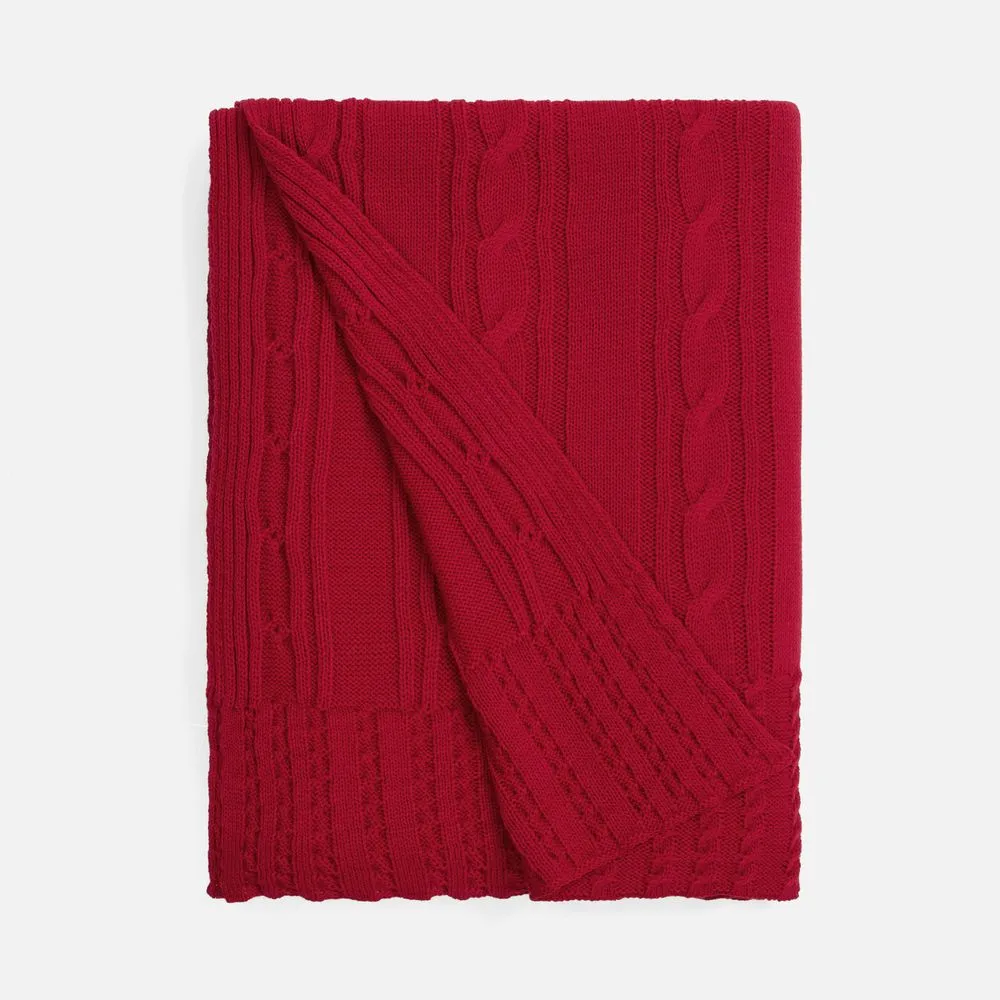 Плед Remitti, красный заказать онлайн с вашим дизайном на заказ в Москве и области