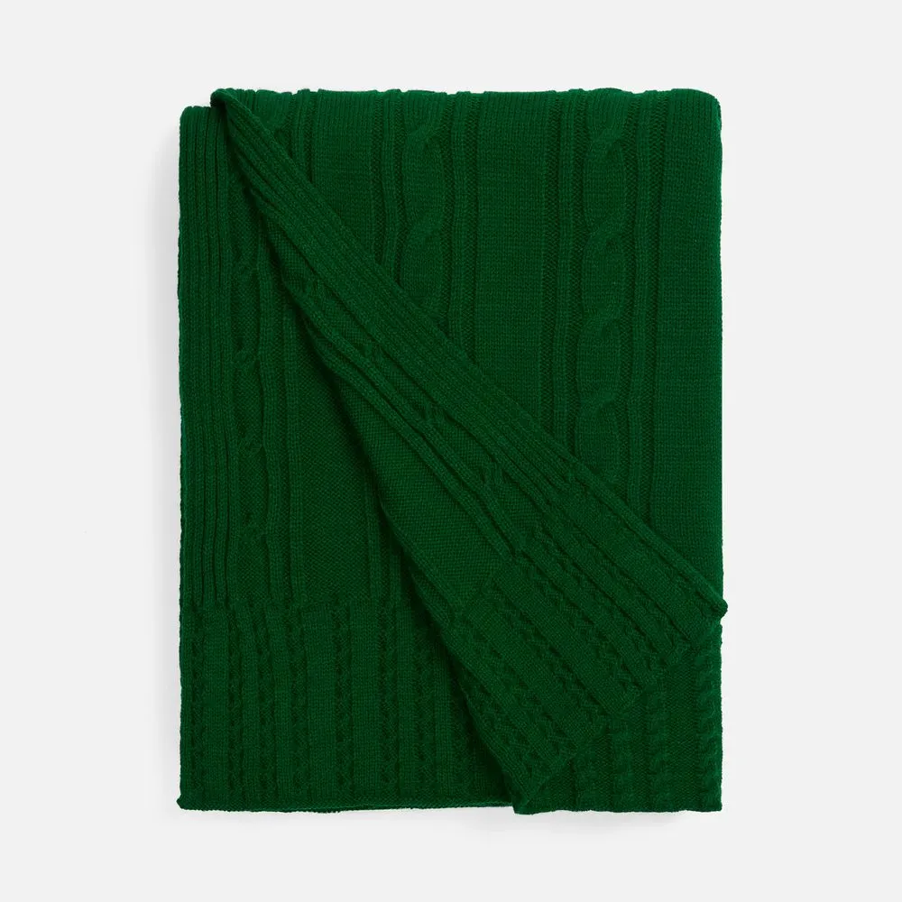 Плед Remitti, глубокий зеленый заказать онлайн с вашим дизайном на заказ в Москве и области