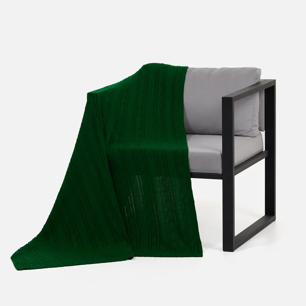 Плед Remitti, глубокий зеленый заказать онлайн с вашим дизайном на заказ в Москве и области