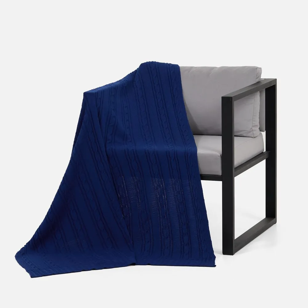 Плед Remitti, темно-синий (кобальт) заказать онлайн с вашим дизайном на заказ в Москве и области