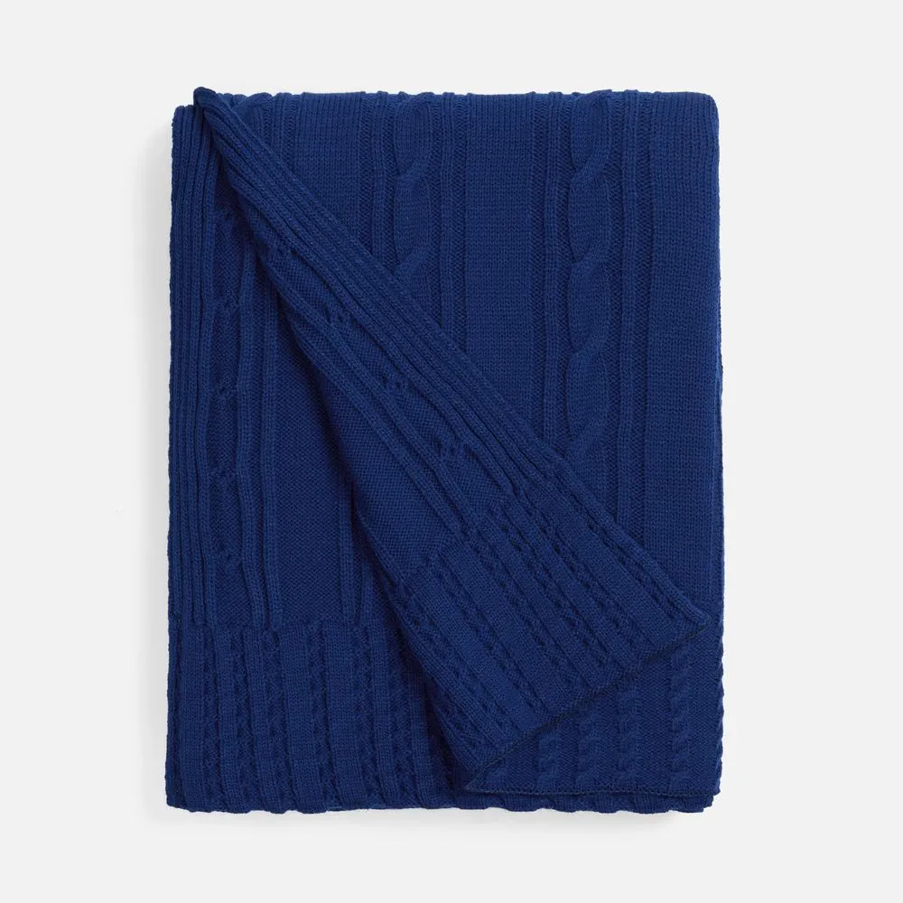 Плед Remitti, темно-синий (кобальт) заказать онлайн с вашим дизайном на заказ в Москве и области