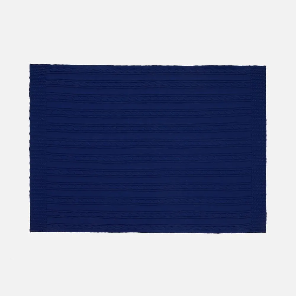 Плед Remitti, темно-синий (кобальт) заказать онлайн с вашим дизайном на заказ в Москве и области