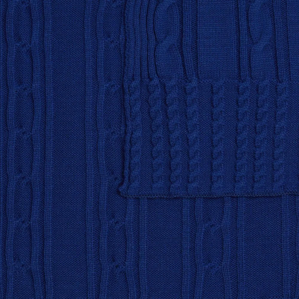 Плед Remitti, темно-синий (кобальт) заказать онлайн с вашим дизайном на заказ в Москве и области