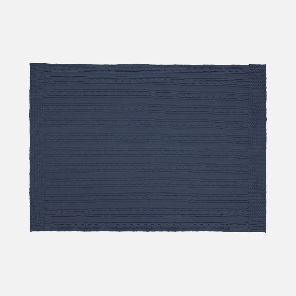 Плед Remitti, серо-синий (сланец) заказать онлайн с вашим дизайном на заказ в Москве и области