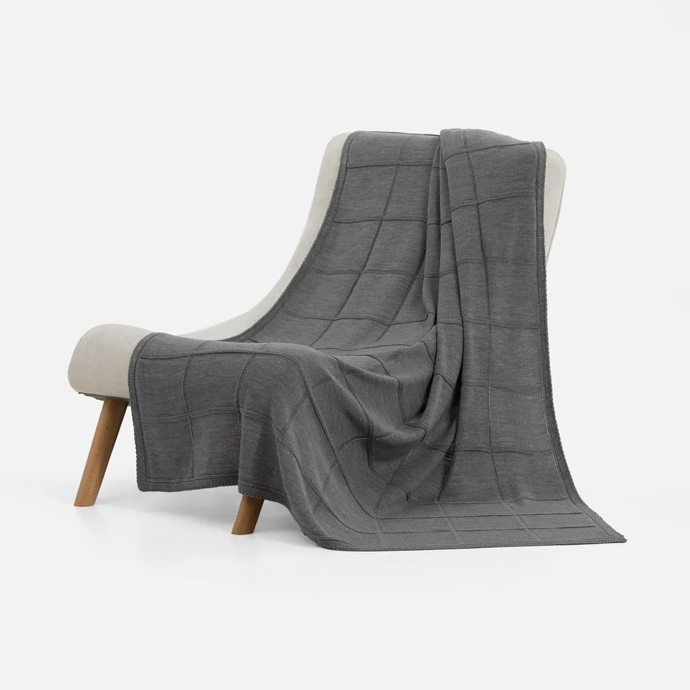 Плед Chainfield, серый меланж заказать онлайн с вашим дизайном на заказ в Москве и области