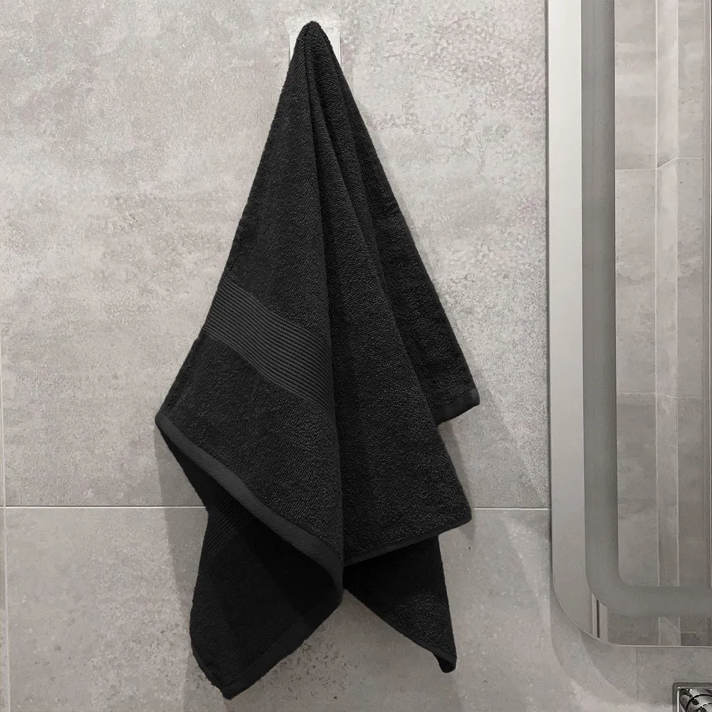 Полотенце махровое «Тиффани», большое, черное заказать онлайн с вашим дизайном на заказ в Москве и области