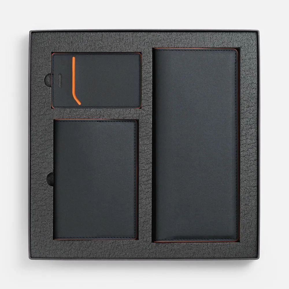 Набор Multimo Simple, черный с оранжевым заказать онлайн с вашим дизайном на заказ в Москве и области