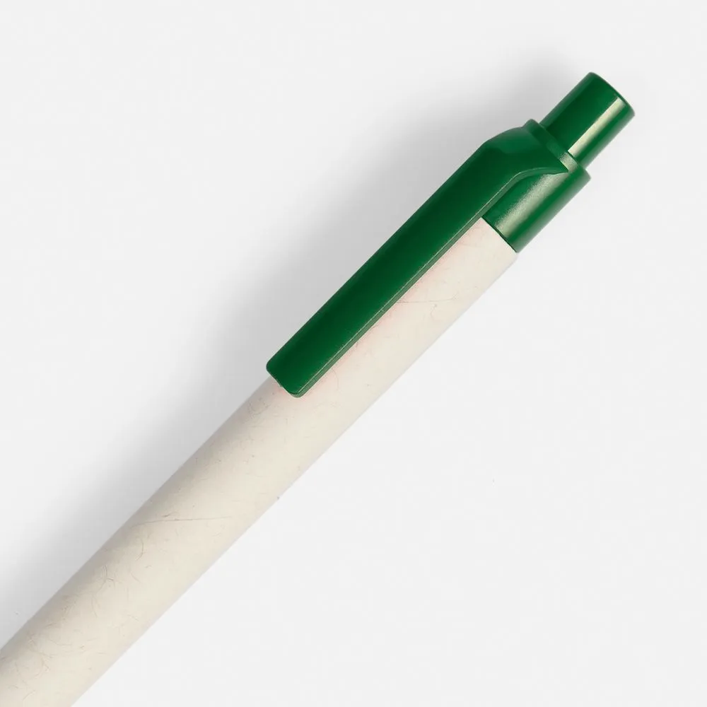 Ручка шариковая MilkMake, зеленая заказать онлайн с вашим дизайном на заказ в Москве и области