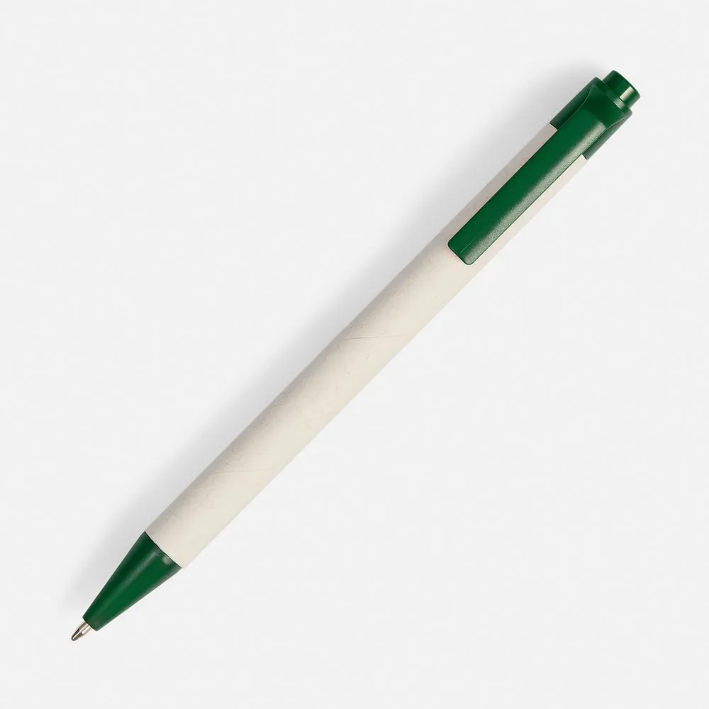 Ручка шариковая MilkMake, зеленая заказать онлайн с вашим дизайном на заказ в Москве и области