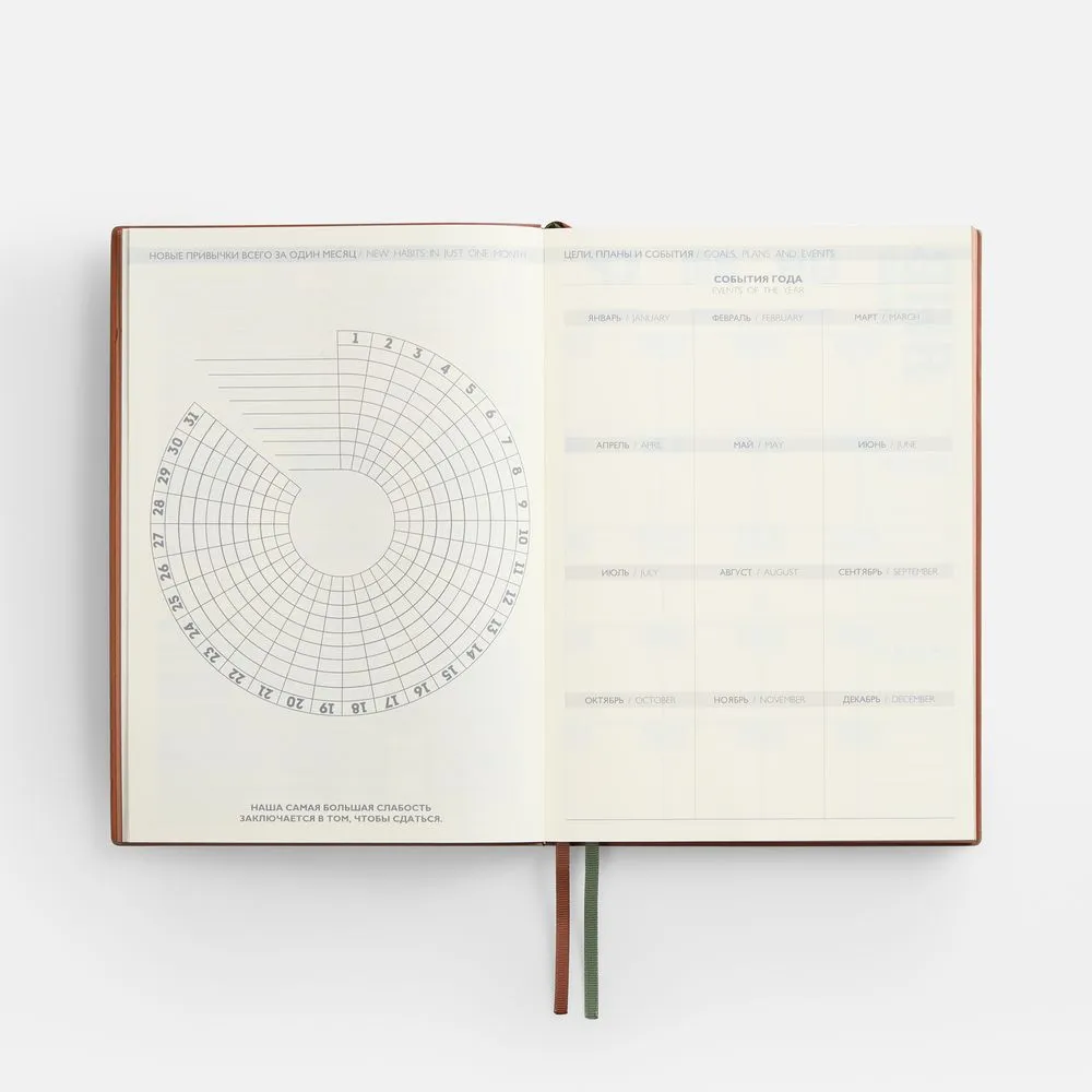 Ежедневник Avila, недатированный, зеленый заказать онлайн с вашим дизайном на заказ в Москве и области