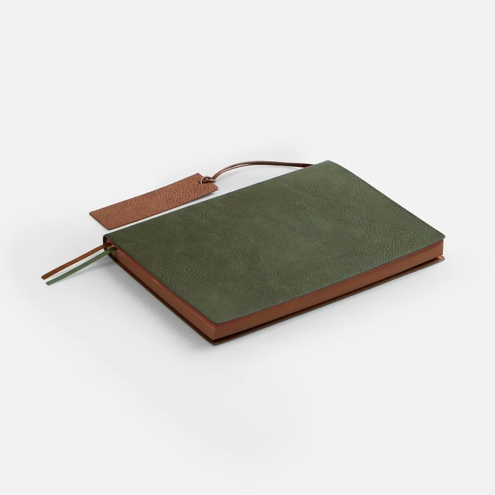 Ежедневник Avila, недатированный, зеленый заказать онлайн с вашим дизайном на заказ в Москве и области