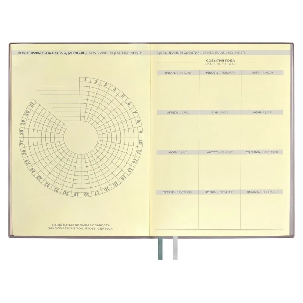 Ежедневник Avila, недатированный, серый заказать онлайн с вашим дизайном на заказ в Москве и области