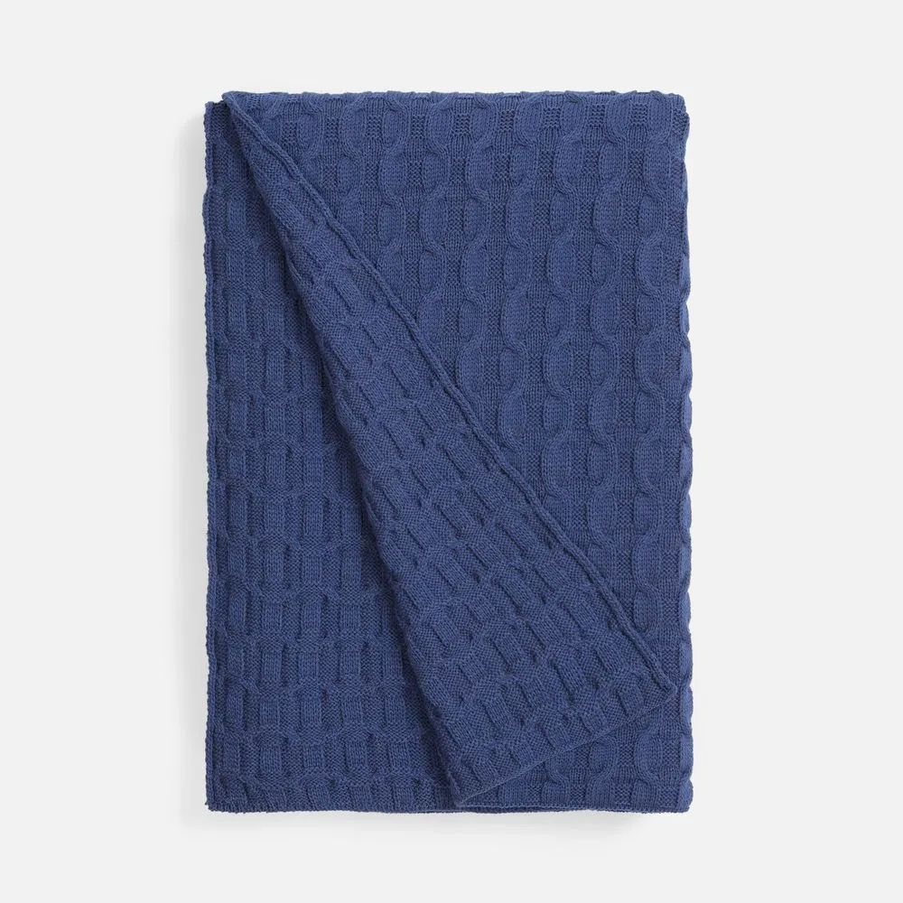 Плед Braidera, синий (черника) заказать онлайн с вашим дизайном на заказ в Москве и области