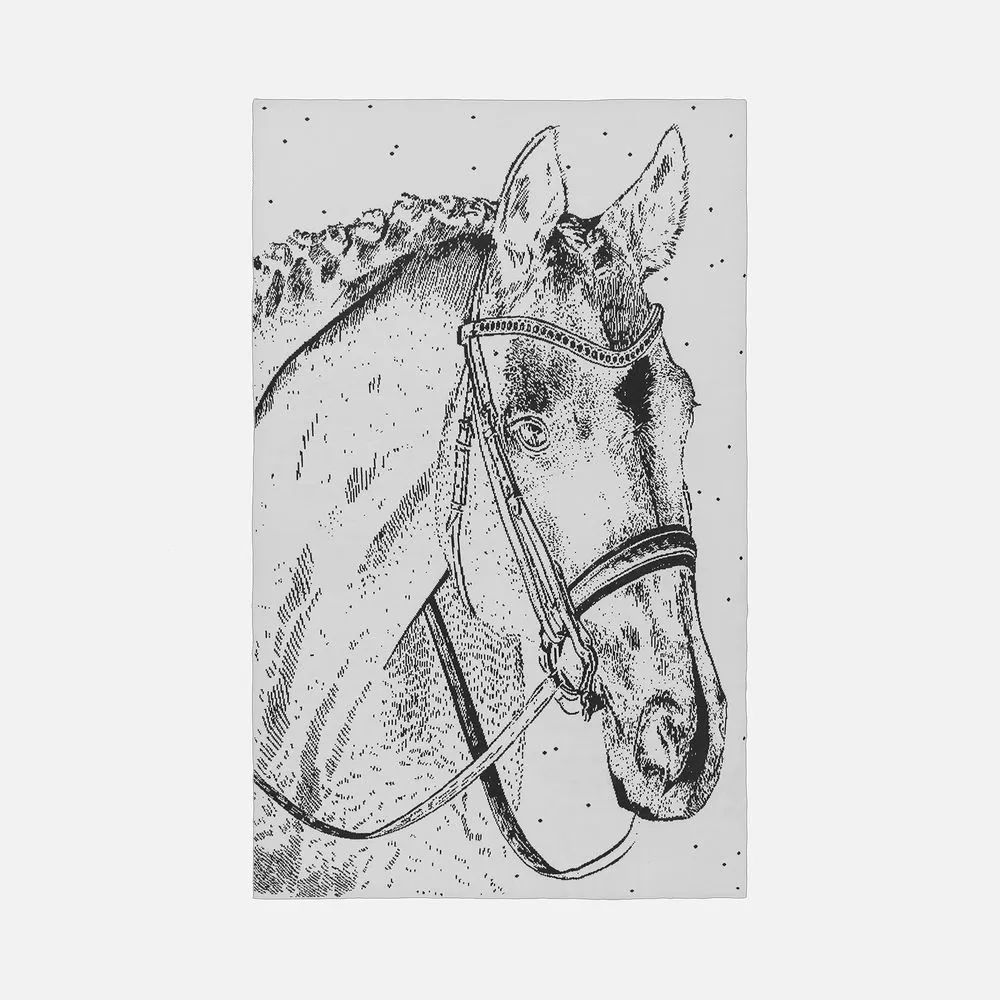 Плед «Вороной» заказать онлайн с вашим дизайном на заказ в Москве и области