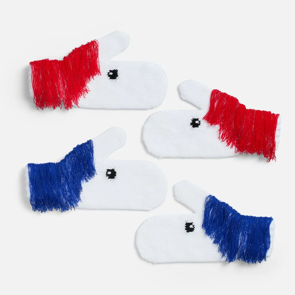 Варежки «Игогошки», с синей гривой заказать онлайн с вашим дизайном на заказ в Москве и области