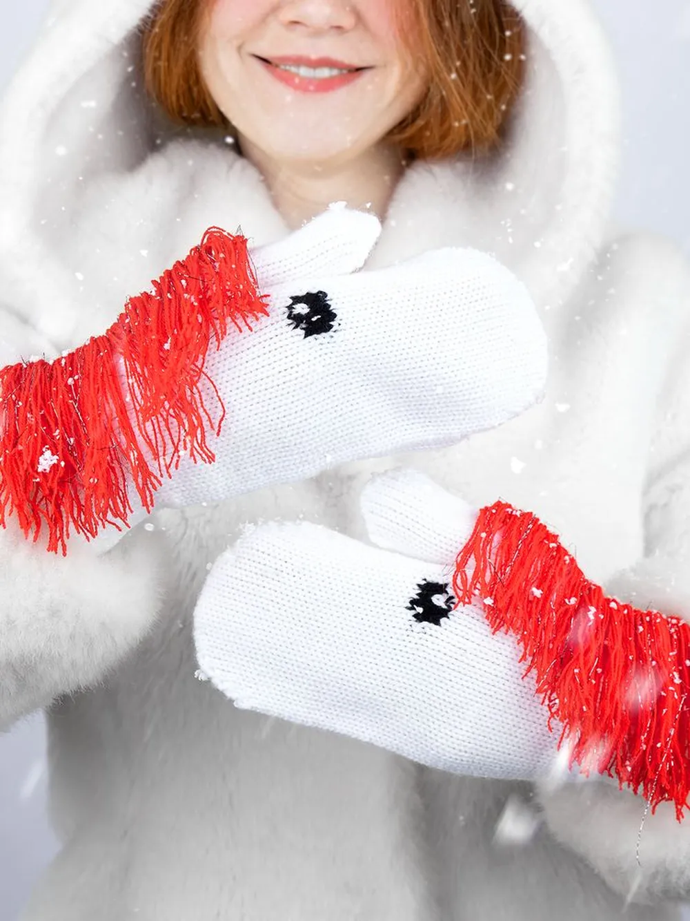 Варежки «Игогошки», с красной гривой заказать онлайн с вашим дизайном на заказ в Москве и области