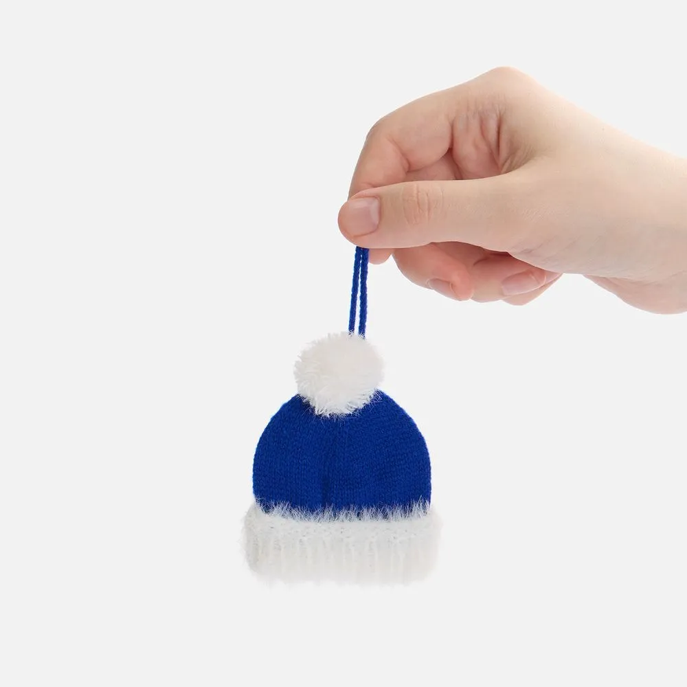 Подвеска на елку «Вьюжка», шапочка, синяя заказать онлайн с вашим дизайном на заказ в Москве и области