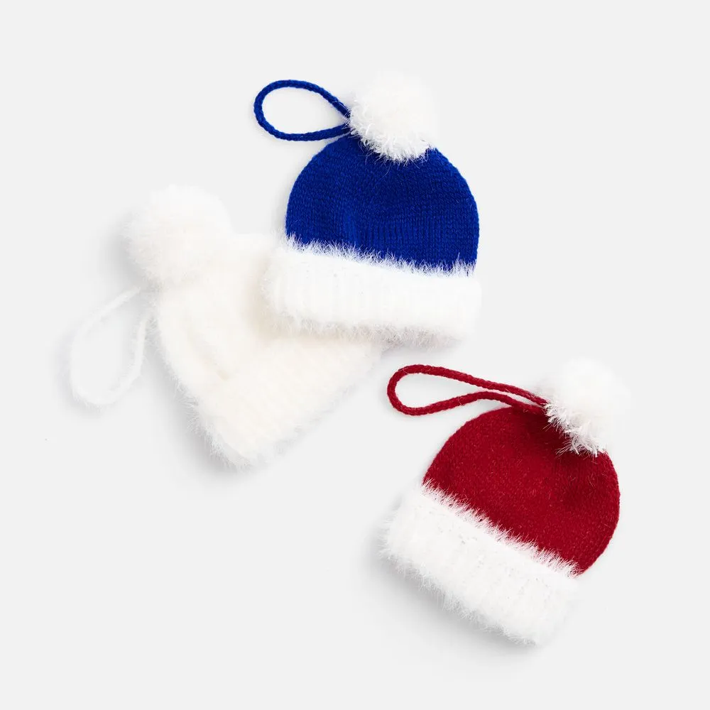 Подвеска на елку «Вьюжка», шапочка, синяя заказать онлайн с вашим дизайном на заказ в Москве и области