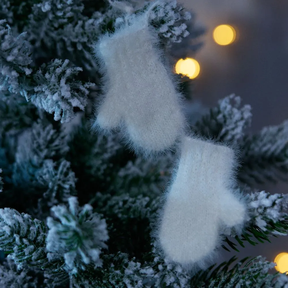 Подвеска на елку «Вьюжка», варежки, белая заказать онлайн с вашим дизайном на заказ в Москве и области