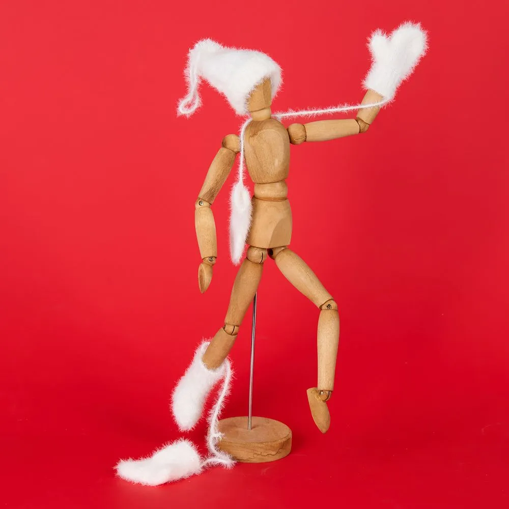 Подвеска на елку «Вьюжка», варежки, белая заказать онлайн с вашим дизайном на заказ в Москве и области