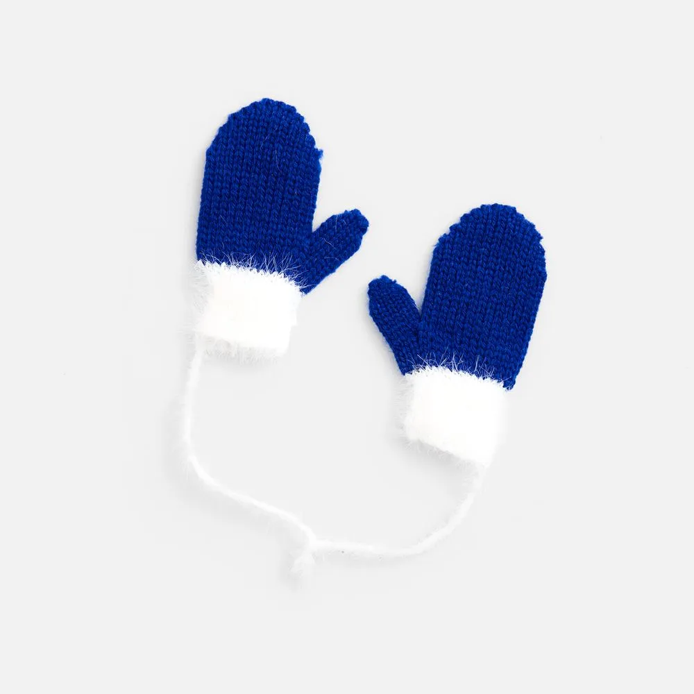 Подвеска на елку «Вьюжка», варежки, синяя заказать онлайн с вашим дизайном на заказ в Москве и области