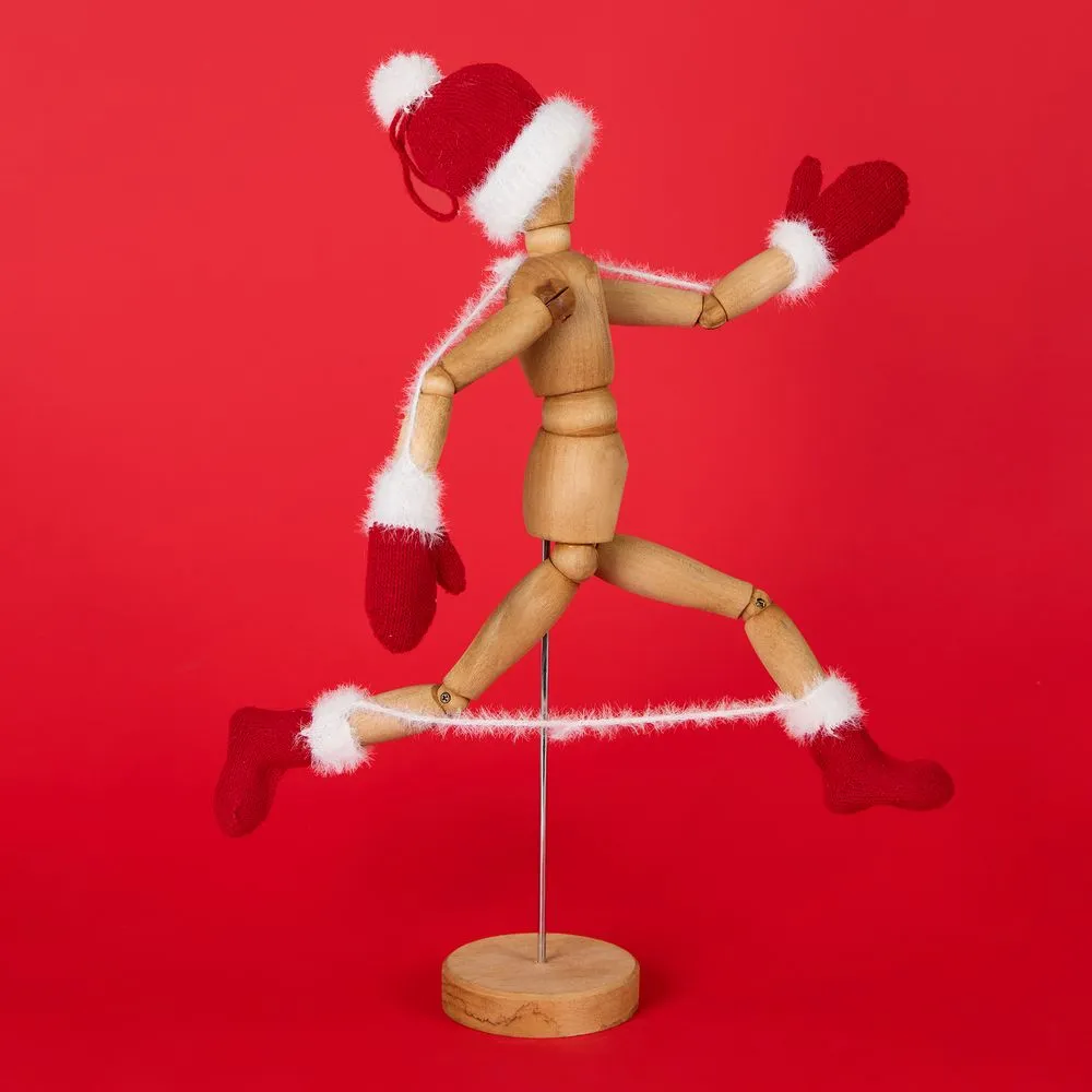 Подвеска на елку «Вьюжка», варежки, красная заказать онлайн с вашим дизайном на заказ в Москве и области