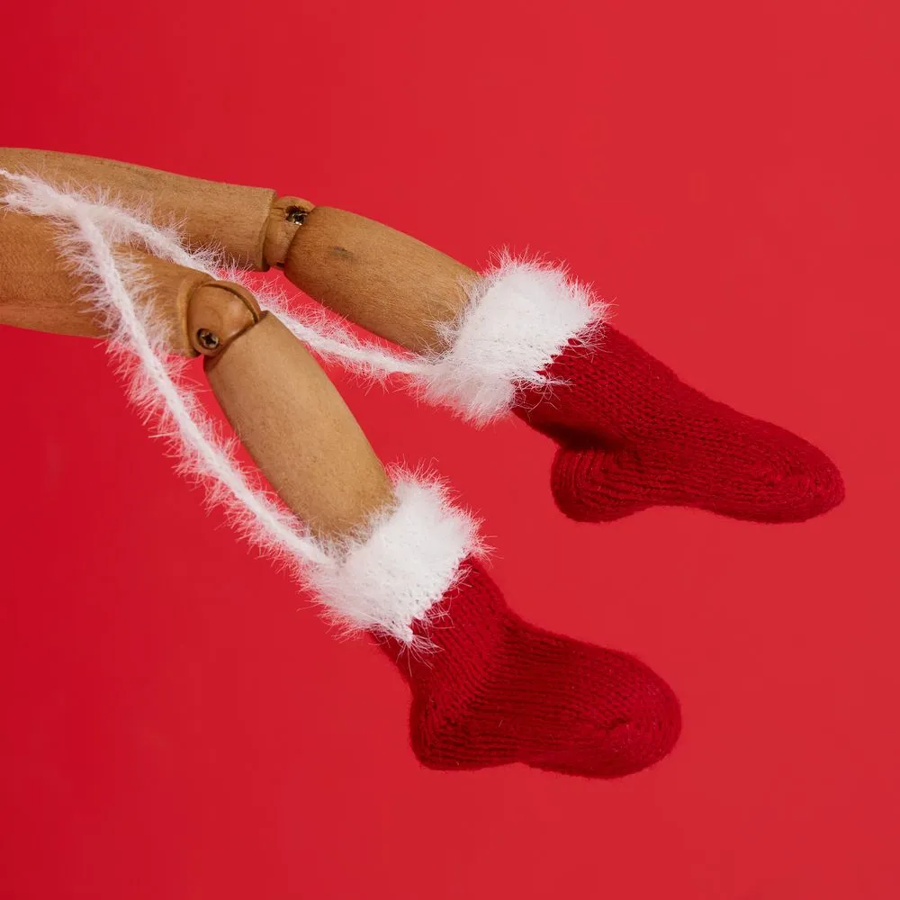 Подвеска на елку «Вьюжка», носочки, красная заказать онлайн с вашим дизайном на заказ в Москве и области