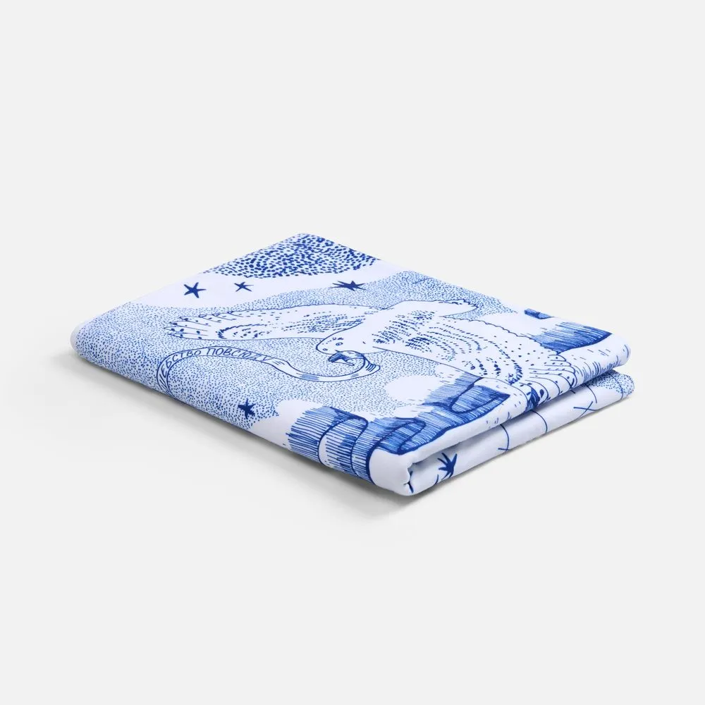 Флисовый плед «Чудеса прилетели» заказать онлайн с вашим дизайном на заказ в Москве и области