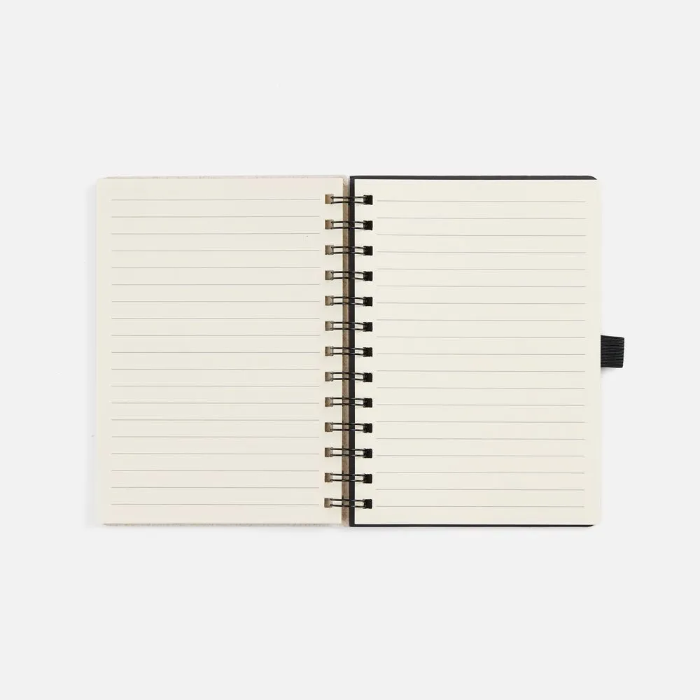 Блокнот на спирали Intrigo, белый заказать онлайн с вашим дизайном на заказ в Москве и области