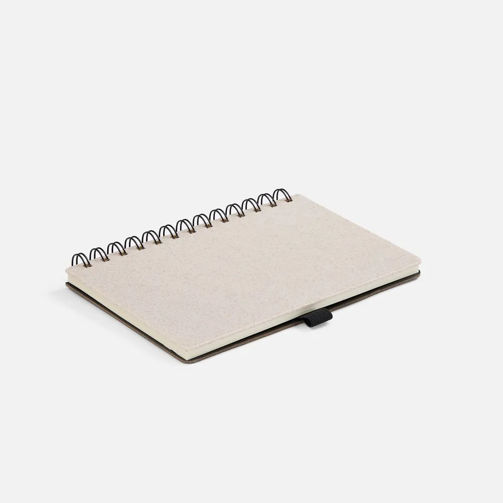 Блокнот на спирали Intrigo, белый заказать онлайн с вашим дизайном на заказ в Москве и области