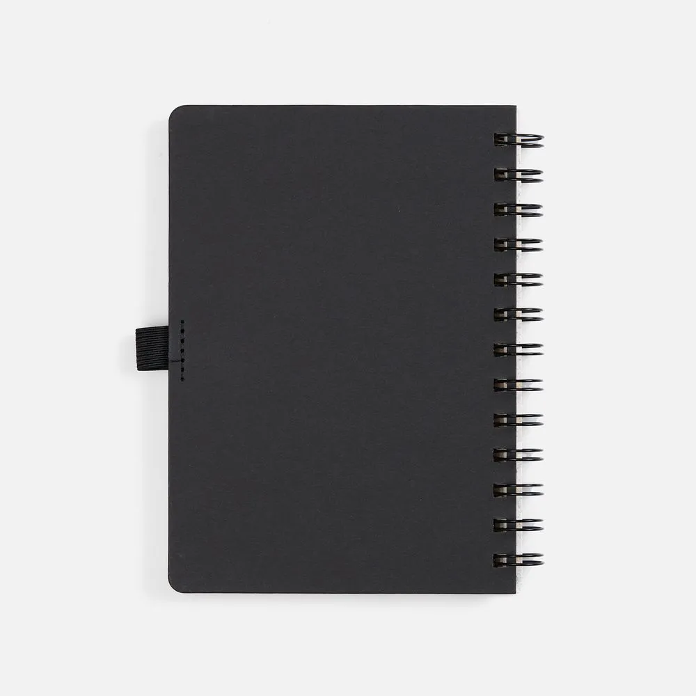 Блокнот на спирали Intrigo, белый заказать онлайн с вашим дизайном на заказ в Москве и области