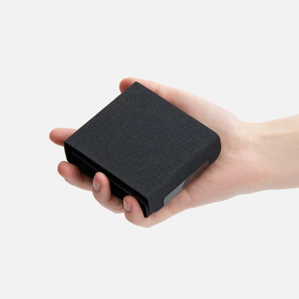 Складная станция беспроводной зарядки triFlex Light, черная заказать онлайн с вашим дизайном на заказ в Москве и области