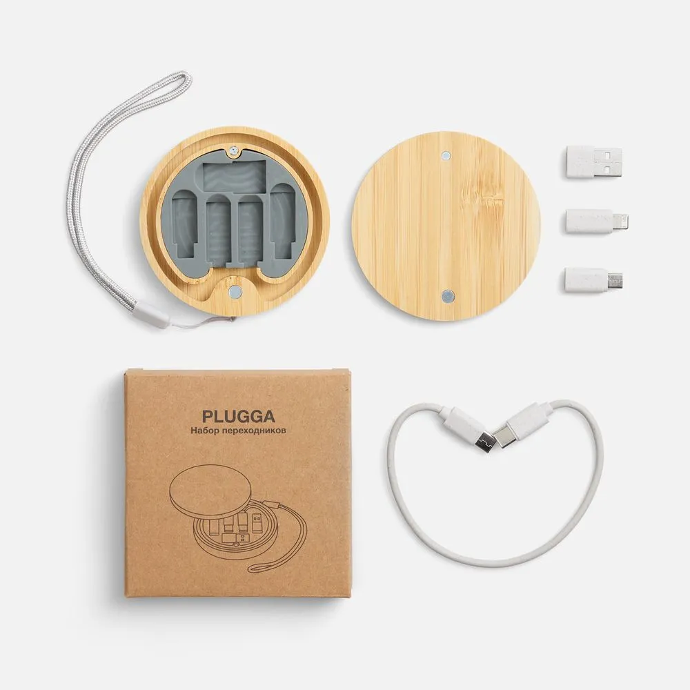 Набор переходников Plugga заказать онлайн с вашим дизайном на заказ в Москве и области
