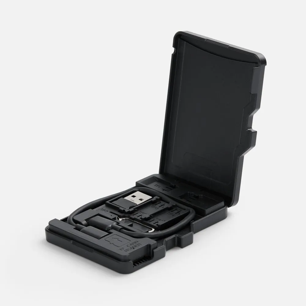 Футляр для карт памяти и SIM-карт Multitask, черный заказать онлайн с вашим дизайном на заказ в Москве и области