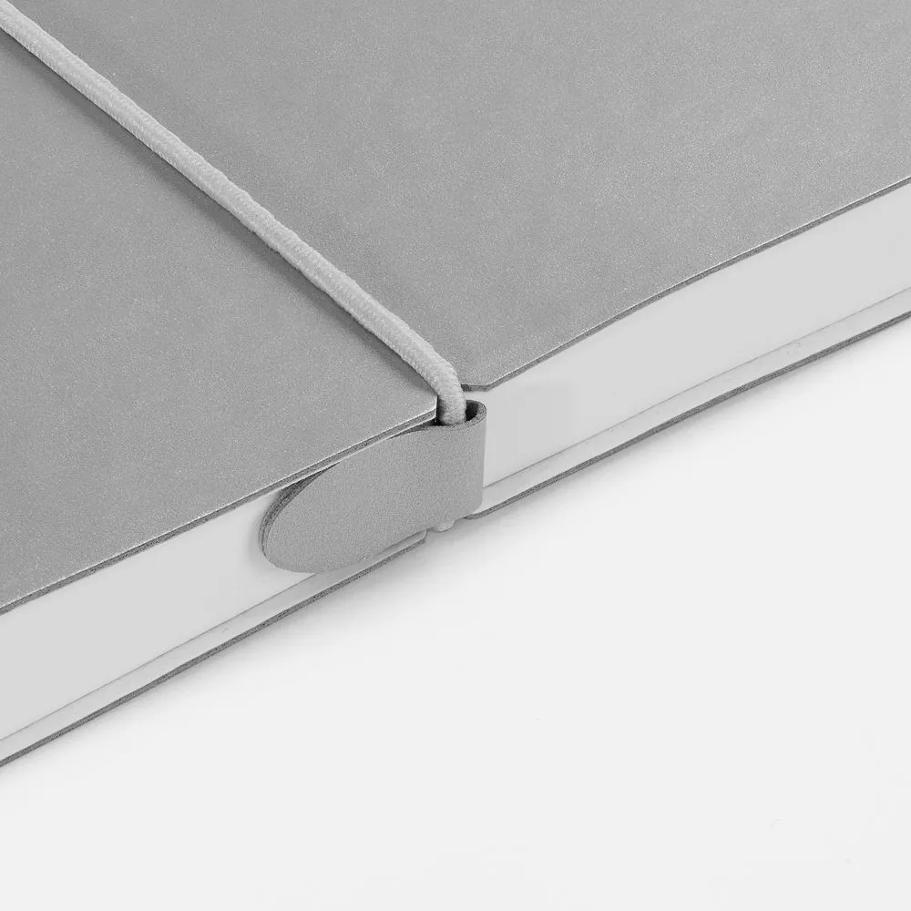 Ежедневник Waltz, недатированный, серебристый заказать онлайн с вашим дизайном на заказ в Москве и области