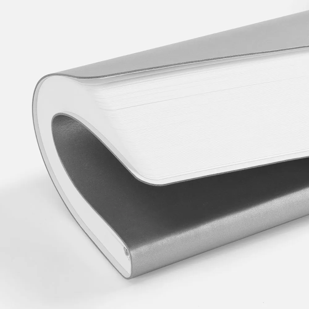 Ежедневник Waltz, недатированный, серебристый заказать онлайн с вашим дизайном на заказ в Москве и области