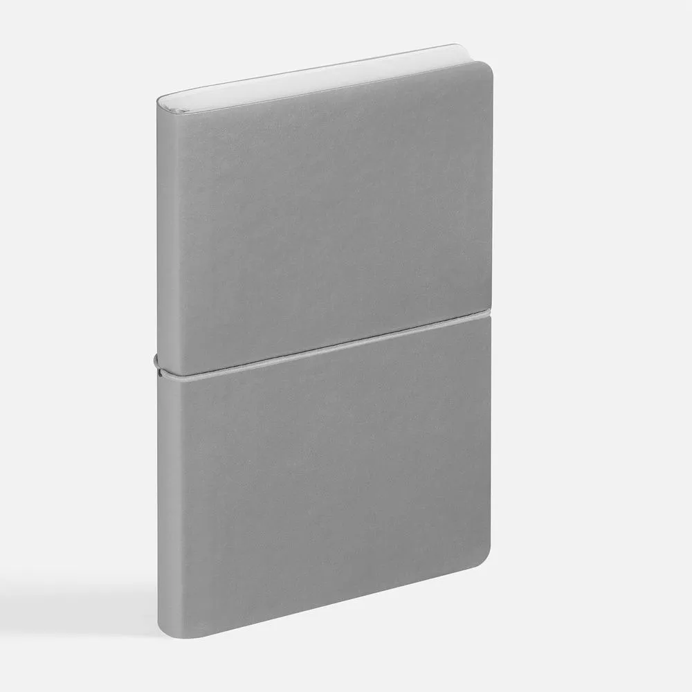 Ежедневник Waltz, недатированный, серебристый заказать онлайн с вашим дизайном на заказ в Москве и области