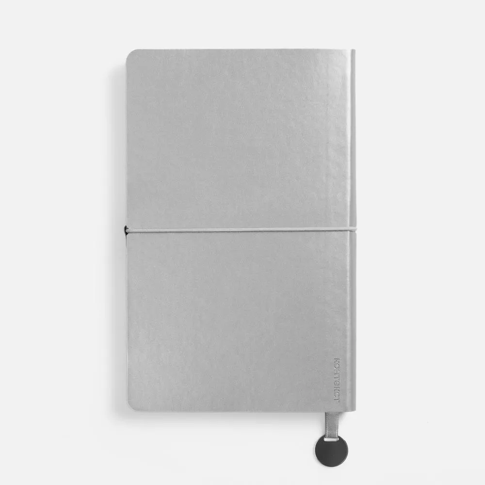 Ежедневник Waltz, недатированный, серебристый заказать онлайн с вашим дизайном на заказ в Москве и области