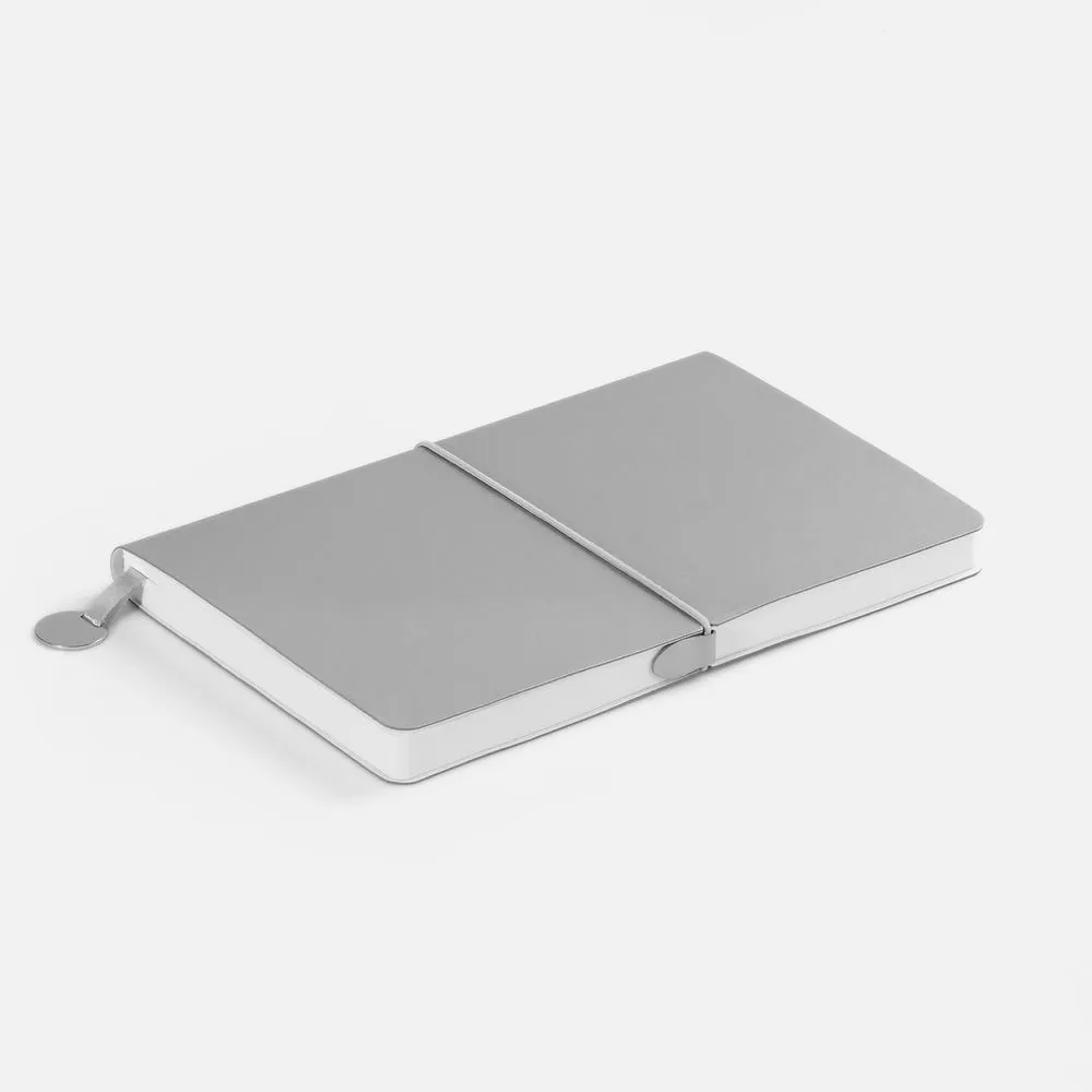 Ежедневник Waltz, недатированный, серебристый заказать онлайн с вашим дизайном на заказ в Москве и области