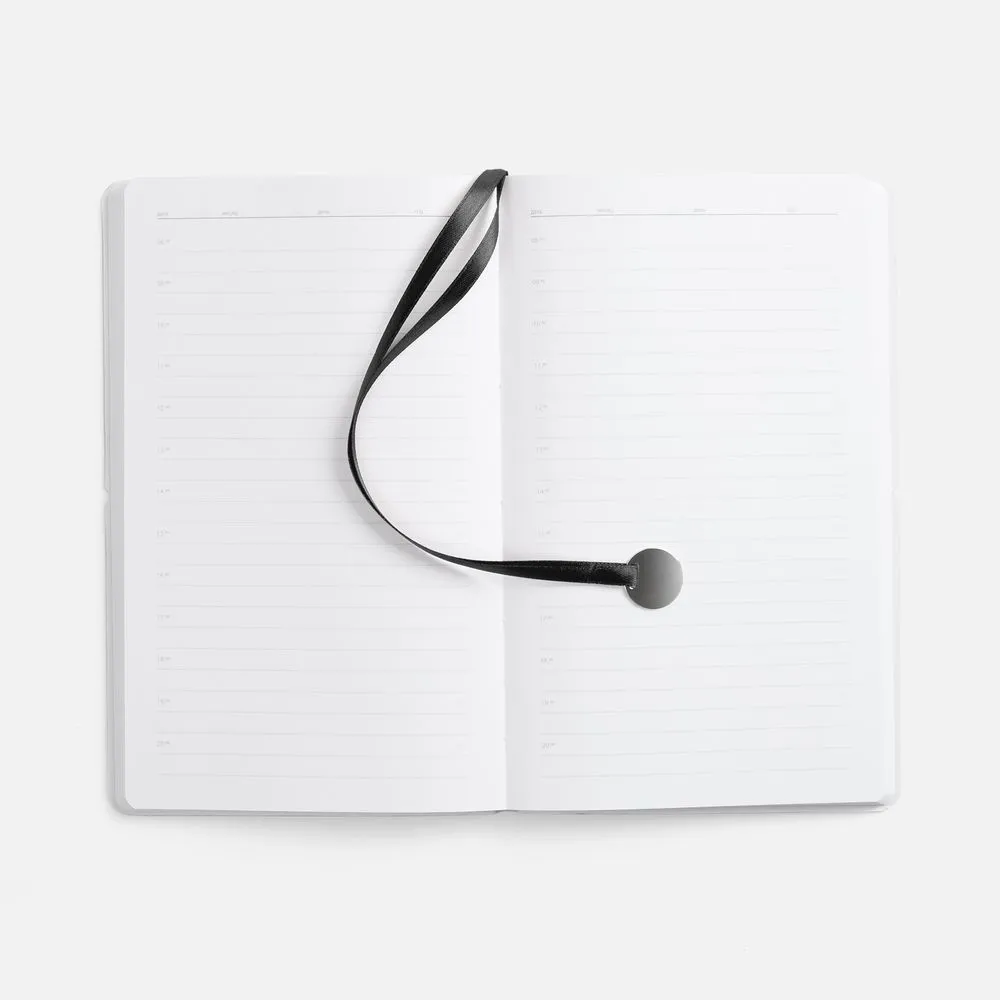 Ежедневник Waltz, недатированный, черный заказать онлайн с вашим дизайном на заказ в Москве и области